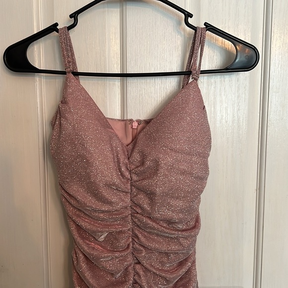 Jump Apparel pink Metallic dress - Picture 3 of 9